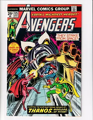 Buy Avengers 125 Vg Marvel Comics Book Iron Man Capt. America Thanos Romita (1974) • 22.95£