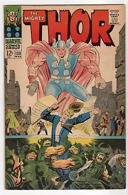 Buy Mighty Thor 138 Marvel Comics 1967 SILVER AGE 1st Orikal • 11.97£