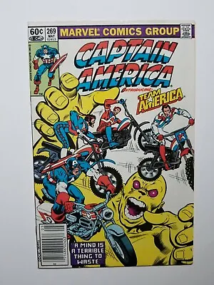 Buy CAPTAIN AMERICA #269-1st Team America-1982 RARE NEWSTAND  • 40.03£