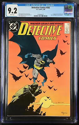Buy Detective Comics #583 Mike Mignola Cover CGC 9.2 • 94.87£