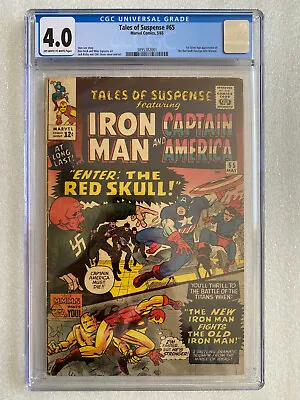 Buy Tales Of Suspense #65 CGC 4.0 1965 - 1st Silver Age Appearance Of The Red Skull  • 221.02£