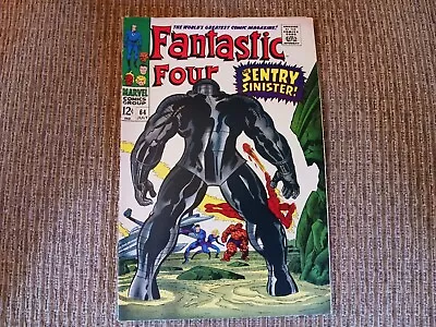 Buy Fantastic Four #64 1st Appearance Kree Sentry! Stan Lee & Jack Kirby! July 1967 • 64.27£