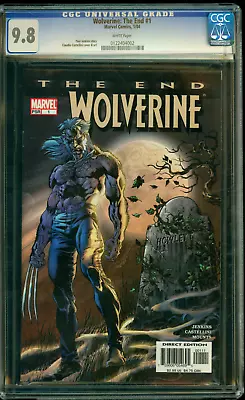 Buy WOLVERINE THE END #1 CGC 9.8 2004 Marvel Comic Death Of Old Man Logan XMen 66 • 79.05£