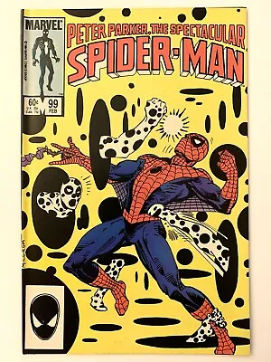 Buy Spectacular Spider-Man #99 (1985) 1st Cover THE SPOT (VF+/NM-) Spider-Verse -KEY • 99.38£