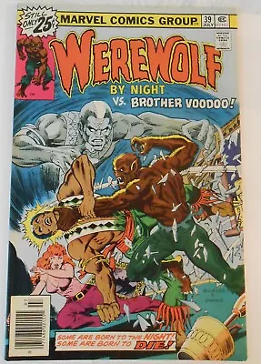 Buy Werewolf By Night 39 Marvel Comics 1976 Vs Brother Voodoo • 24.13£
