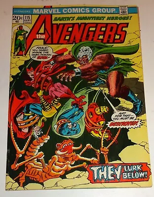 Buy Avengers  #115 Cool Cover High Grade 9.0 1973 • 30.87£