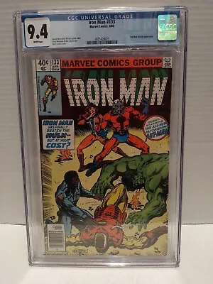 Buy Iron Man #133 CGC 9.4  Marvel Comics  1980  Incredible Hulk & Ant-Man  • 54.55£