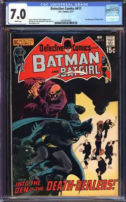 Buy Detective Comics #411 Cgc 7.0 White Pages // 1st App Talia Al Ghul Dc 1971 • 332.06£
