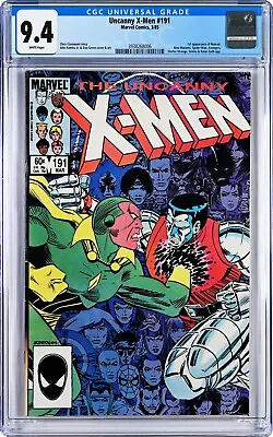 Buy Uncanny X-Men #191 CGC 9.4 (Mar 1985, Marvel) Chris Claremont Story, 1st Nimrod • 66.50£