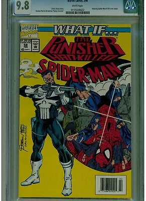 Buy What If 58 Cgc 9.8 Punisher Killed Amazing Spider-man #129 Cover Swipe Newsstand • 261£