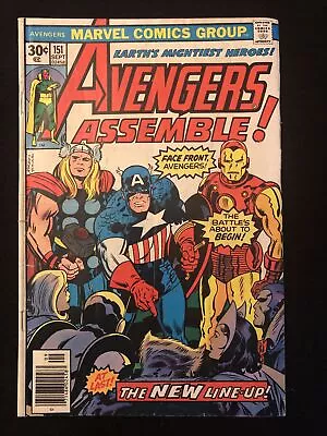 Buy Avengers 151 2.5 3.0 Marvel 1976 Oq • 4.79£