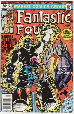 Buy FANTASTIC FOUR #229 (Apr 1981) VG CONDITION Comic Book • 2.37£
