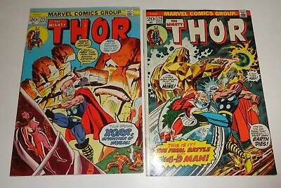 Buy Thor #215,216 John Buscema   Mid Grades  1973 • 16.62£
