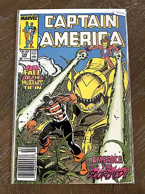 Buy Captain America #336 Marvel Comic Book Newsstand 7.5 Ts13-63 • 9.42£