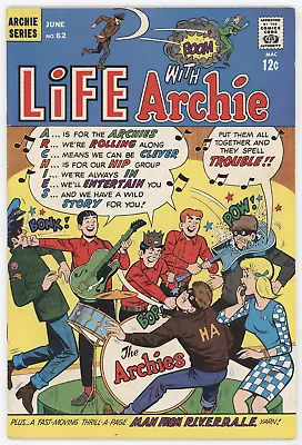 Buy Life With Archie 62 Archie 1967 VG FN Betty Veronica Jughead Secret Agents Man F • 9.97£