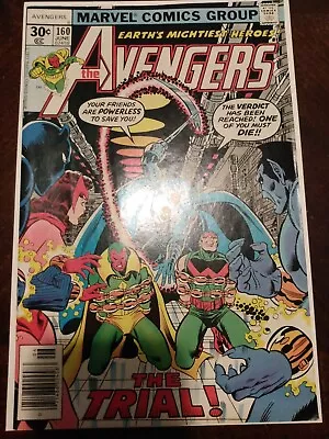 Buy Avengers: Vol. 1, #160 June 1977, Comic In Excellent Condition. • 11.87£