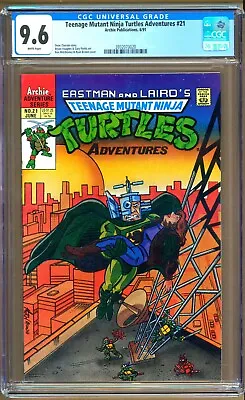 Buy Teenage Mutant Ninja Turtles Adventures #21 (1991) CGC 9.6  WP  Clarrain • 52.76£