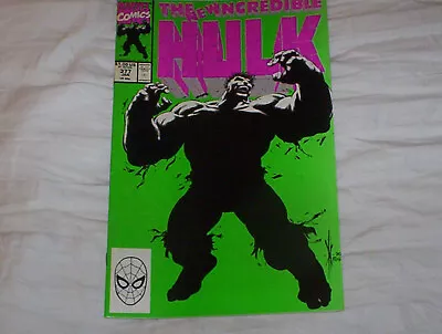 Buy The Incredible Hulk #377 (Marvel Comics January 1991) Rare, OOP, HTF & N/R!! • 23.98£