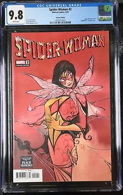Buy Spider-Woman #2 CGC 9.8 Peach MoMoKo Nightmare Variant Cover Marvel 2023 Graded • 39.57£