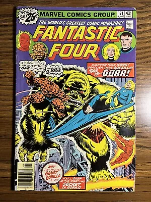 Buy Fantastic Four 171 1st App Of Gorr The Golden Gorilla Marvel Comics 1976 Vintage • 7.86£