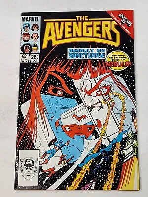 Buy Avengers 260 DIRECT 1st Cover App Nebula And Origin Copper Age 1985 Higher Grade • 25.67£