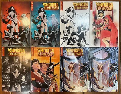 Buy Dynamite Comics Vampirella Dark Powers #1 2020 Variant Set Of 8 Ratios Virgin NM • 19.99£