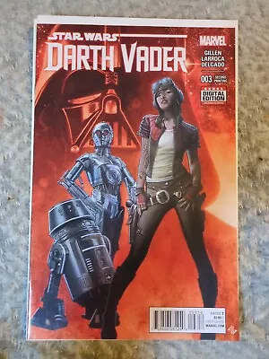 Buy Marvel Star Wars Darth Vader Comic 2015 #003 Rare Red Second Printing • 54.40£