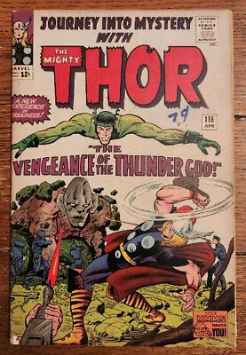 Buy Journey Into Mystery #115 Marvel Comics 1965 Thor- VG+ • 27.75£