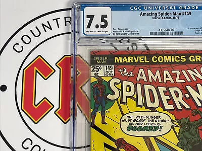 Buy Marvel Comics (10/75) Amazing Spider-Man #149 CGC 7.5 • 126.38£