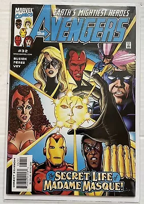 Buy Avengers Vol 3 #32 Marvel 2000 Cover By George Perez! • 3.17£