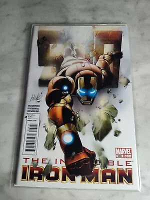 Buy Iron Man #500 - Cover By SALVADOR LARROCA (Marvel, 2011) NM • 3.95£