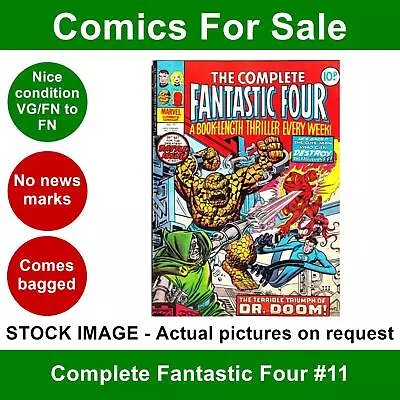 Buy Complete Fantastic Four #11 Comic - VG/FN Clean 1977 - Marvel UK • 3.25£
