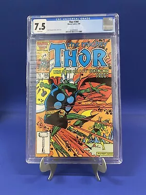 Buy Thor #366 CGC 7.5 WP Marvel 1986 1st Cover App Throg Newly Graded • 63.96£