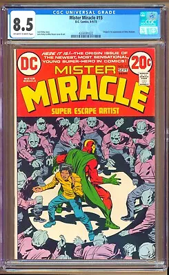 Buy Mister Miracle #15 (1973) CGC 8.5 OW/W  Jack Kirby - Mike Royer  Shilo Norman  • 63.43£