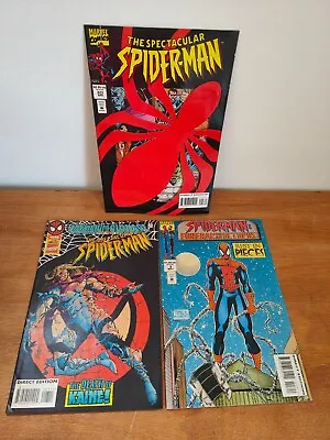 Buy Spiderman Funeral For An Octopus #3 1995, Spectacular #223 & #227 Comic Book • 9.99£