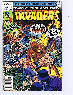 Buy Invaders #21 Marvel 1977 • 15.89£