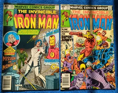 Buy IRON MAN #125, 127, Marvel 1979. IRON MAN KILLS! 3RD S. LANG! 9.0 VF/NM QUALITY! • 23.66£