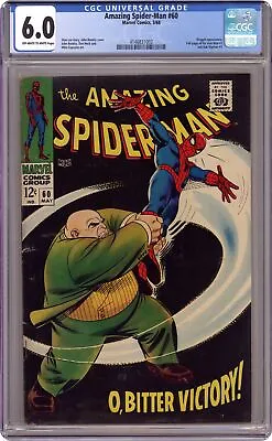 Buy Amazing Spider-Man #60 CGC 6.0 1968 4146831002 • 204.99£