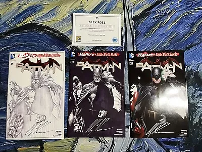 Buy Batman #47 RARE Alex Ross Signed 3 Variant Stages • 355.77£