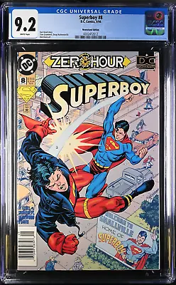 Buy Superboy #8 (9/94) ~ Newsstand ~ Cgc 9.2 ~ Dc Comics ~ Vs Original Superboy • 23.82£