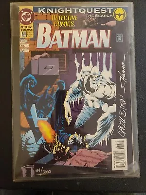 Buy Detective Comics #670 DC Comics 1994 Autographed Chuck Dixon & S. Hanna 24of3000 • 11.86£