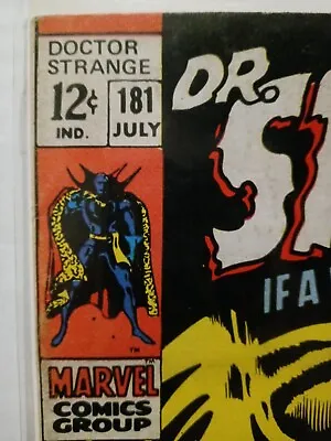 Buy DOCTOR STRANGE #181 (Marvel 1969) • 15.99£