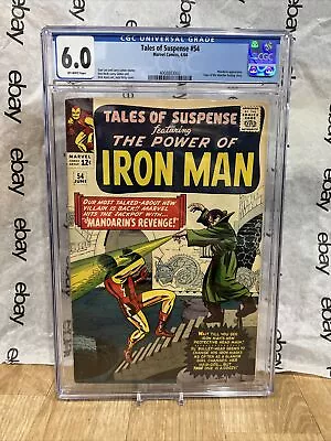 Buy Tales Of Suspense #54 (cgc 6.0) 1964 Mandarin Cover & Appearance; Jack Kirby (c) • 197.89£