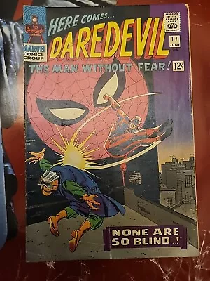 Buy Marvel Comics Daredevil 17 June 1966 John Romita Sr Cover Spider-Man Appearance • 23.98£