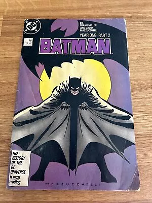 Buy Batman Vol 1 No 405 Mar 1987 Batman Year One Part 2 • 18£