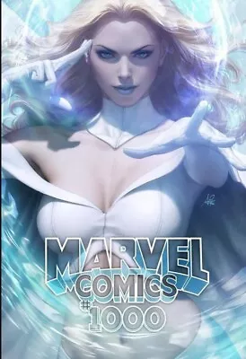 Buy MARVEL Comics #1000 Book Trade Emma Frost White Queen Sexy Artgerm Variant NM • 64.19£