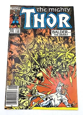 Buy Marvel The Mighty Thor Balder The Brave? #344 Vol. 1 (1984)  • 4.01£