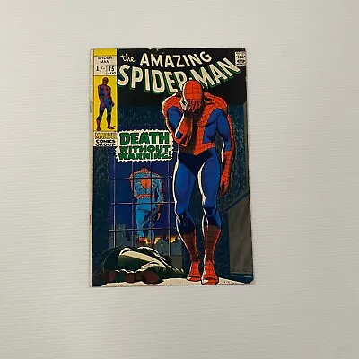 Buy Amazing Spider-Man #75 1969 VG/FN Pence Copy • 110£