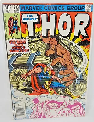 Buy Thor (mighty) #293 Ragnarok Vision Surtur & Fenris 1st App *1980* Newsstand 9.0 • 19.70£