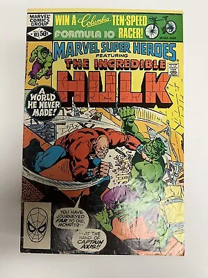 Buy Marvel - Marvel Super Heroes Featuring The Incredible Hulk - Issue # 103 - 1981. • 2.43£